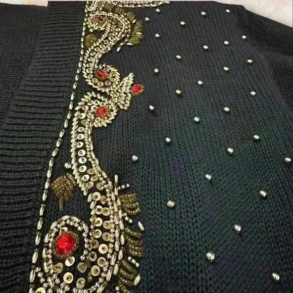 Vintage Cristina Embellished Cardigan - Picture 6 of 14